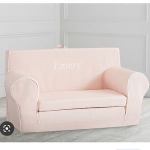 Pottery Barn Kids Anywhere Sofa Lounger Slipcover Only- PINK